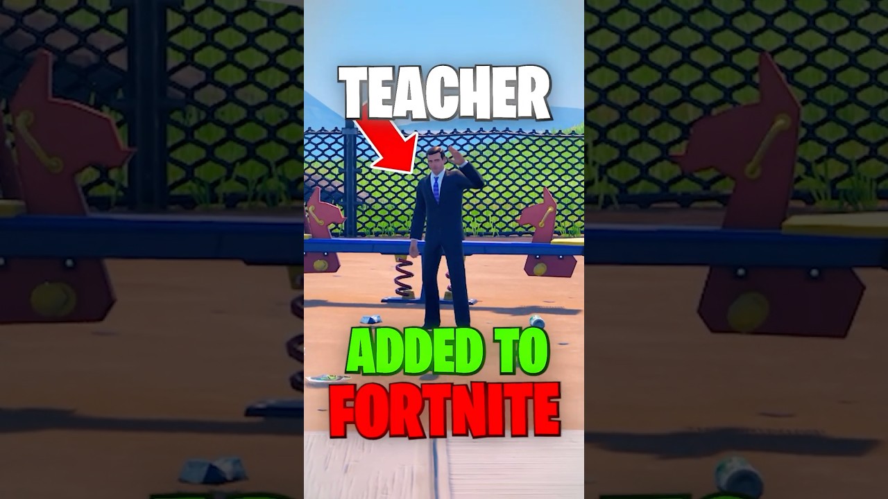 This Teacher Was SECRETLY Added To Fortnite 😱