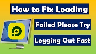 How to Fix Loading Failed Please Try Logging Out Fast | Free Fire | Login Failed Problem Solution