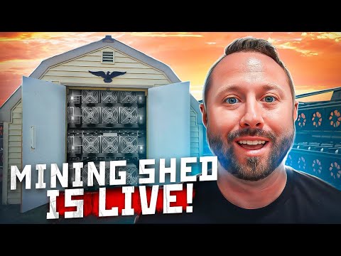 Building a Crypto Mining Shed | The SHED is FINISHED!