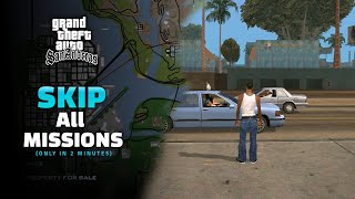 Skip All Missions And Unlock Full Map In GTA San Andreas Mobile mod Android| GTA San Andreas Mobile screenshot 5