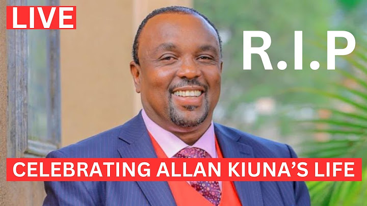 LIVE!! Bishop Allan Kiuna's Memorial Service! Rachel Ruto & other leaders attend!!