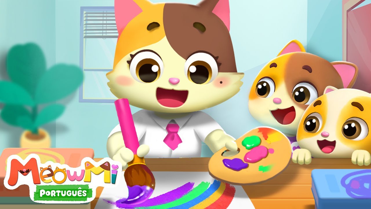 🐱 Show da Família Gato - Bebê Gatos e a Mamãe Trabalham Juntinhos! 💼🏢 ...