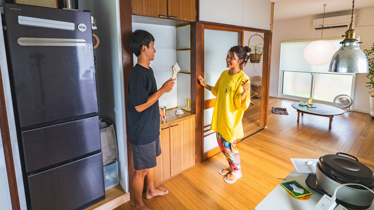 引っ越し後、築５３年のマイホームで再び鬼の作業が始まる。