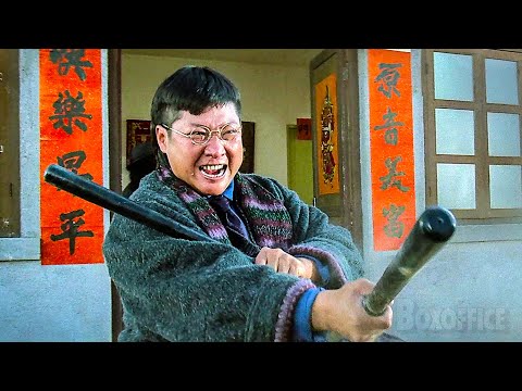 Sammo Hung & Yuen Biao fight an Army of Bandits | Millionaires' Express | CLIP