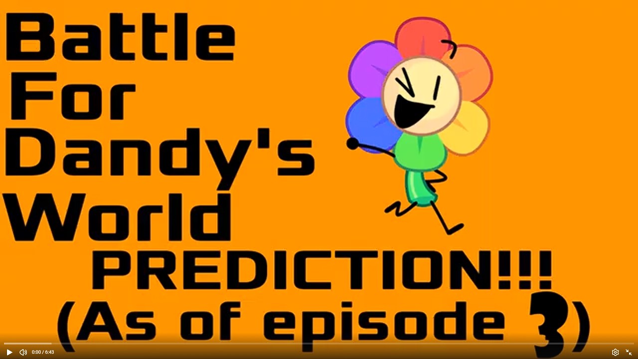Battle for Dandy's World Prediction (as of episode 3.)
