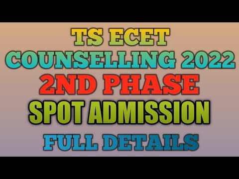 TS ECET COUNSELLING