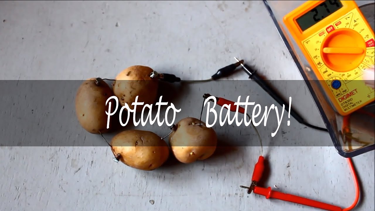 How To Make A Potato Battery YouTube How To Make A Potato Battery YouTube