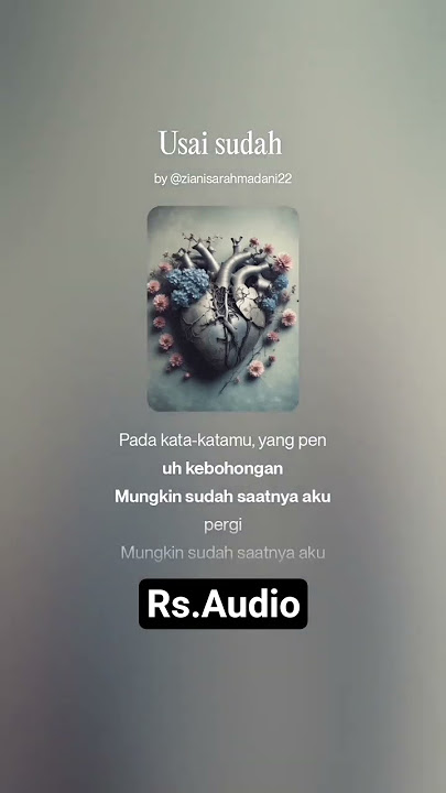 Lagu Terbaru Judul 'Usai Sudah' Original Song By: Rs.Audio  voc: female #music #musikterbaru #song