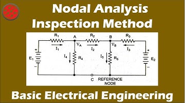 Nodal Analysis by Inspection Method | Basic Electrical Engineering