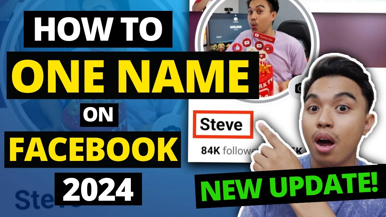 HOW TO ONE NAME ON FACEBOOK 2024? l ONE NAME ON FACEBOOK 2024 l HOW TO