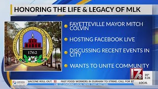 Fayetteville mayor to honor life, legacy of MLK with online event Friday