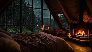 Stress-Free Sleep in Cozy Cabin with Rain and Fireplace Ambience | Soothing Sounds for Restful Night by Rhythms of Rain 79 views 9 days ago 2 hours, 59 minutes