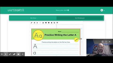 Using whiteboard.fi to push out formative Worksheets for student writing or math!