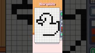 Easy Duck Pixel Art Tutorial In Toca Boca #tocaboca #tocalifeworld #newupdate