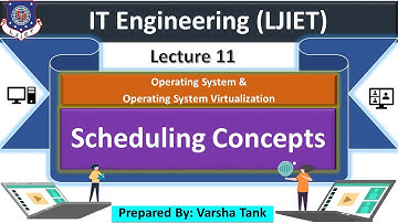 Lec - 11_ Scheduling Concepts  | OS and OSV | IT | ICT