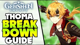 How to Build and Use Support THOMA | Genshin Impact Gameplay PC PS5 #GenshinImpact #Toma #Genshin