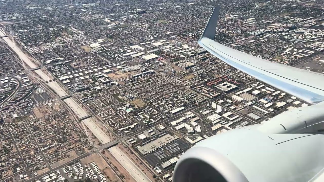 American Airlines Boeing 737 Roaring Takeoff from Phoenix Sky Harbor Airport ~ N956NN | PHX-SNA