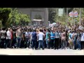 طلاب الإرهابية يستفزون الشرطة لتعطيل