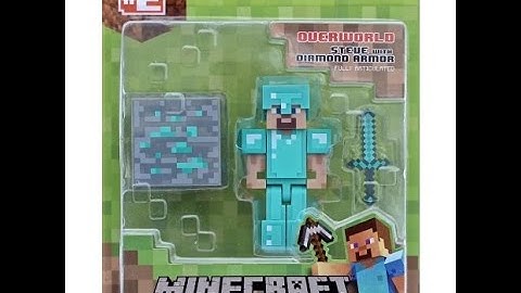MINECRAFT Overworld - NEW - Steve with Diamond Armour