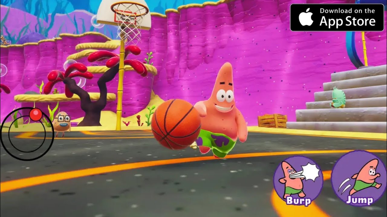 Мобильная игра Patrick Star SpongeBob Squarepants HD для iOS и iPhone, геймплей 2025 года 