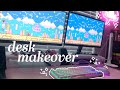 budget desk makeover ☆ ajazz k870t unboxing, neon sign & more