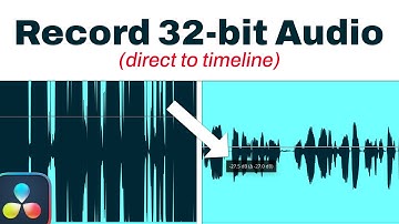 DaVinci Resolve 20.1 に 32 ビット浮動小数点オーディオを録音する