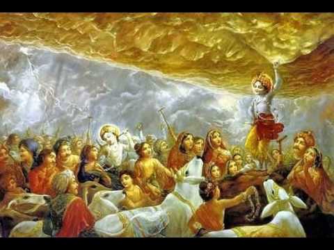 LORD- KRISHNA -LIFTING- GOVARDHAN- HILL ( LORD OF UNIVERSE ) - YouTube