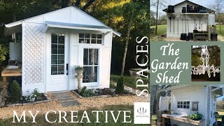 My Creative Spaces:  The Garden Shed