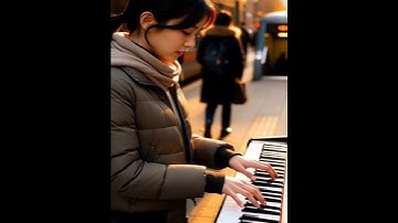 Ai 피아니스트 도시를 누비다 2부#chatgpt #runwayml #grok #터키행진곡