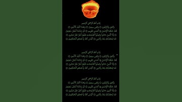 سورة التين بصوت الشيخ رأفت نصر.