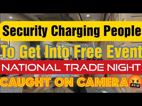 National Card Show Security Charging To Get Into Free Trade Night