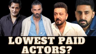 Top 10 Lowest Paid Bollywood Actors | Top Rank
