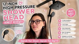 Review, Unboxing, Setup, and Demo - Rainfall Shower Head