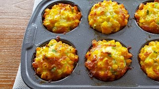 Flourless Corn Fritters in a Muffin Tin (TURN ON SUBTITLES)