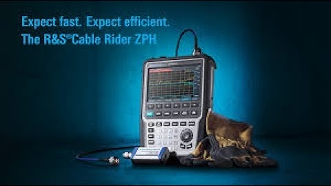 Rohde & Schwarz ZPH Cable Rider Allice Messtechnik