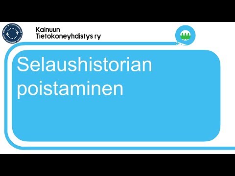 Video: Kuinka Tyhjentää Historia Opera