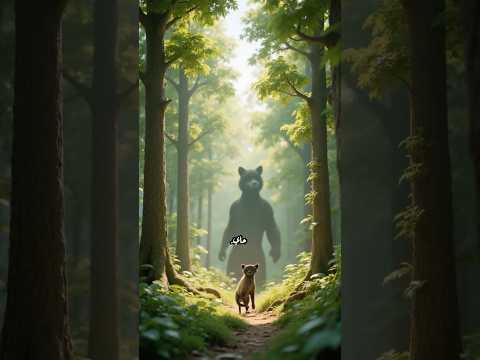 وفجأة ظهر ظل غامض بين الأشجار