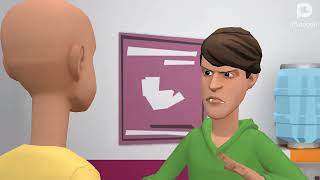 Caillou Hurts Boris With His Flu Shot And Gets Grounded