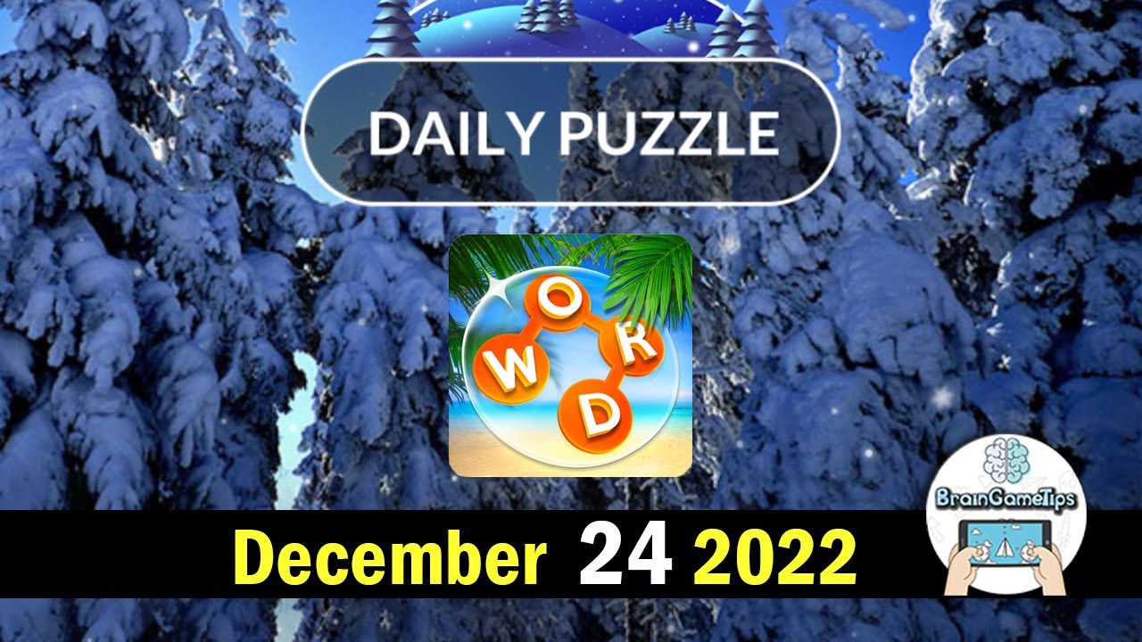 Wordscapes Daily Puzzle December 24 2022 Answer YouTube