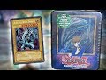 BEST YuGiOh 2003 BLUE EYES WHITE DRAGON TIN OPENING OLD SCHOOL KAIBA TIN PACKS