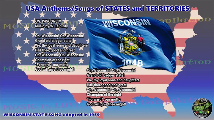 Wisconsin State Song ON, WISCONSIN with vocal and lyrics
