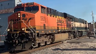 BNSF 5939 leads empty coal EOPPBTM at 60MPH on 8/12/22