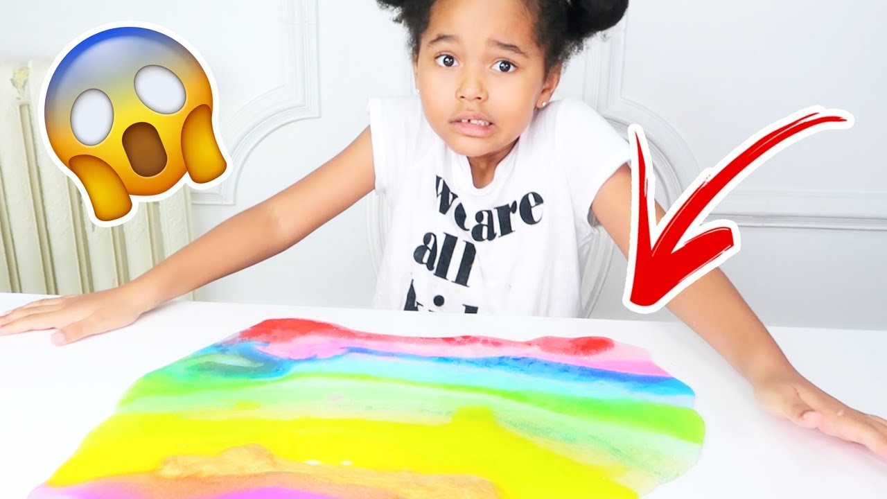 VERITY MÉLANGE TOUS SES SLIMES ?!! SLIME SMOOTHIE - MOST SATISFYING SLIME VIDEOS ! kids anka