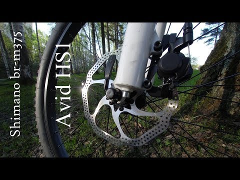 VeloVlog #06 \Тормоза с AliExpress - Shimano br-m375 & Avid HS1 rotors - установка, тест, косячки