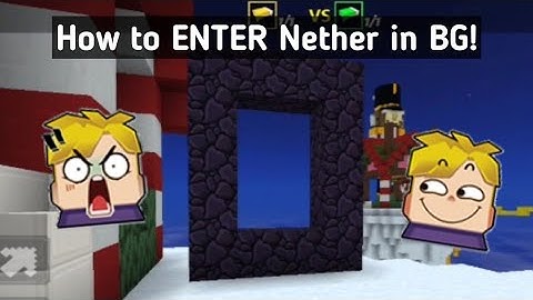How to ENTER The Nether in Blockman Go?! 🤔😱