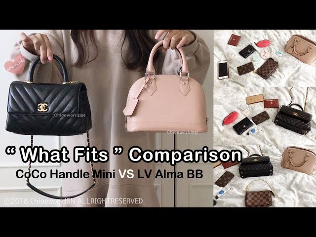 COMPARISON- Louis Vuitton Madeliene and Chanel Coco Handle