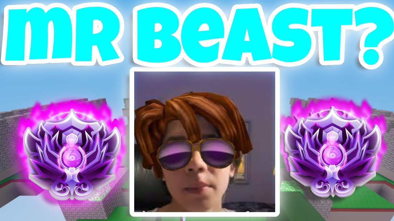 I taught the REAL MrBeast Roblox Bedwars 