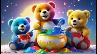 Four Teddy Bears Know Their Colors | Color Song for Kids | Learn Colors with Teddy Bears