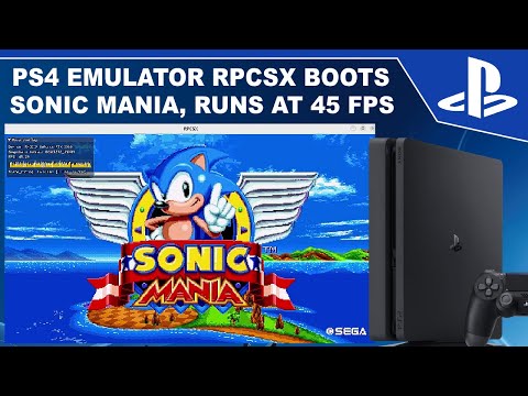 PS4 Emulator RPCSX Boots Sonic Mania, Runs at 45fps