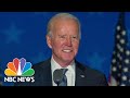 Biden Tells Supporters 'We're On Track To Win' | NBC News